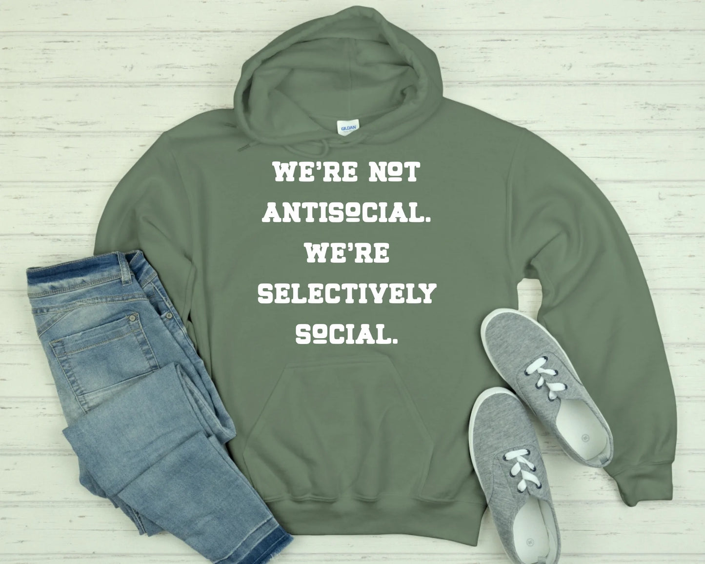 Gildan Military Green