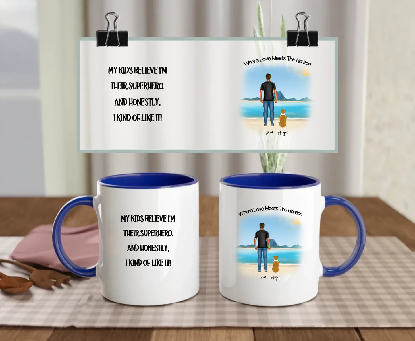 Single Dad Edition mug in navy