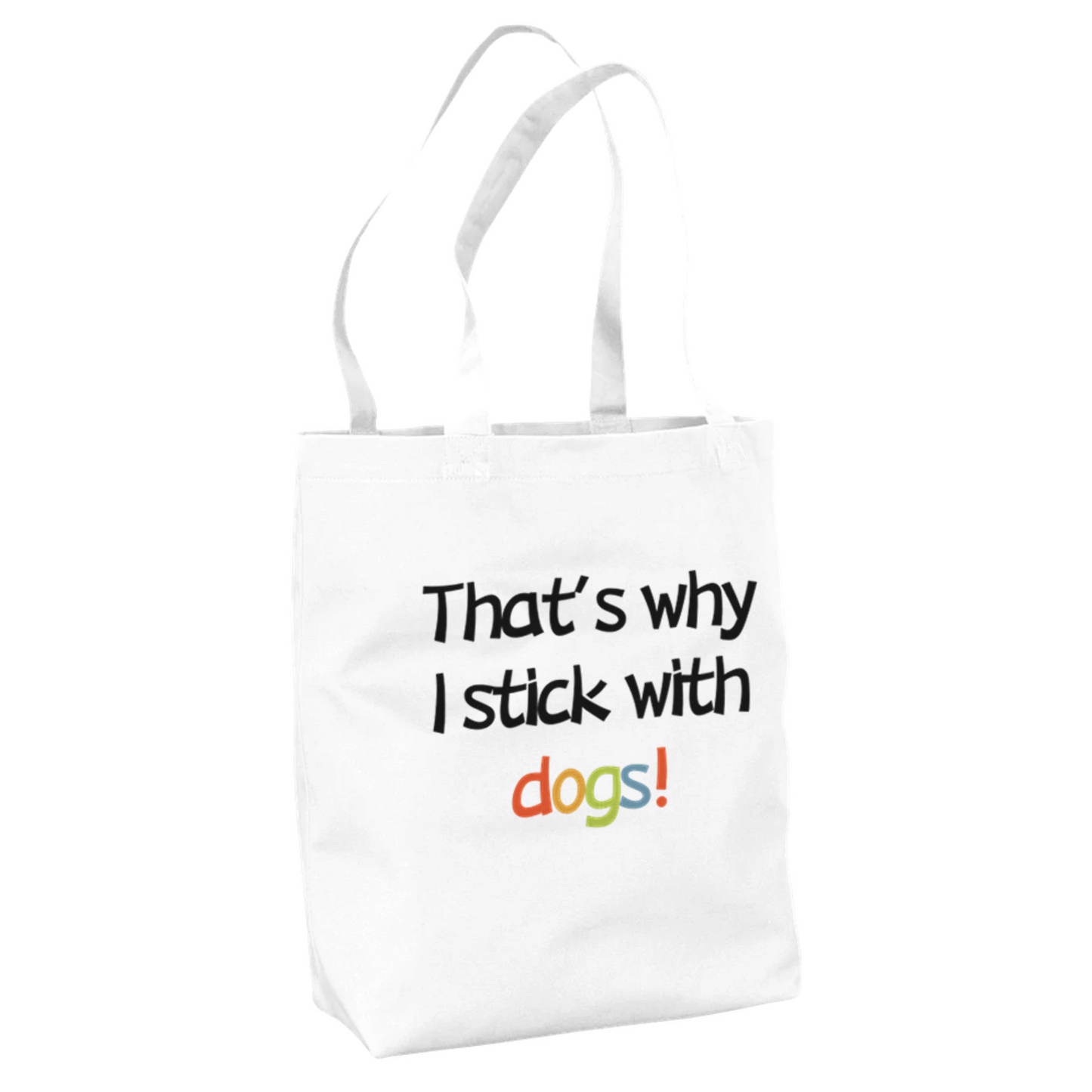 LESS PEOPLE LESS BULLSHIT Organic Tote Bag | Unique & Fun Gift For Dog Lovers