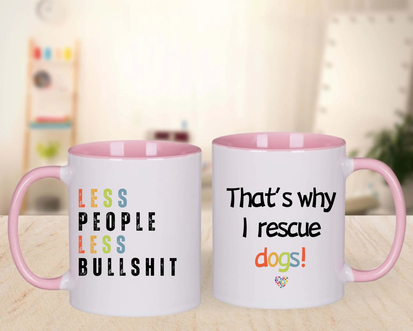 pink combo mug