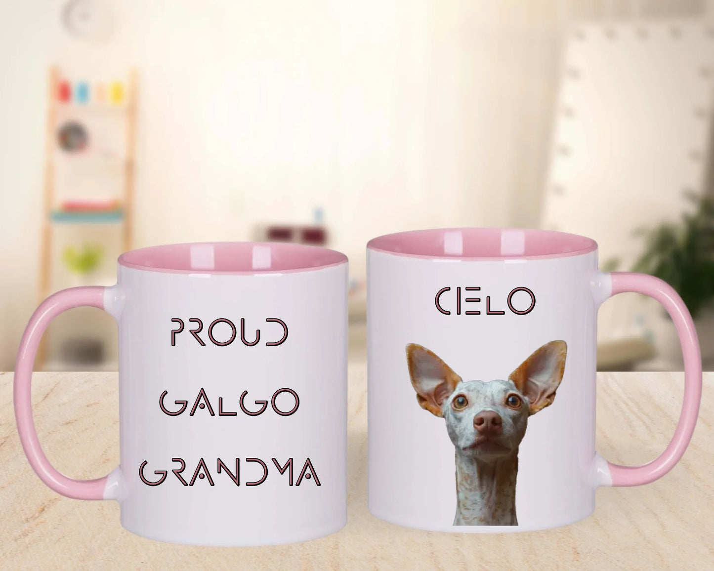 pink combo mug