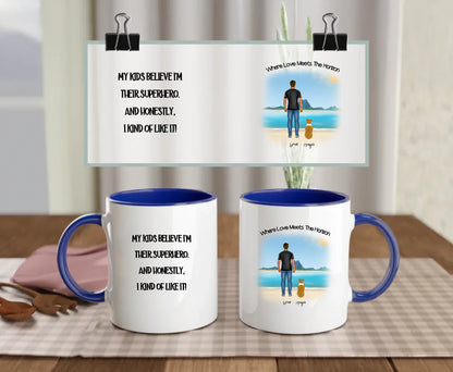 Single Dad Edition mug in navy
