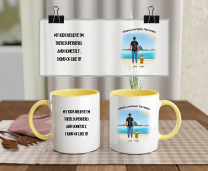 Single Dad Edition mug in yellow