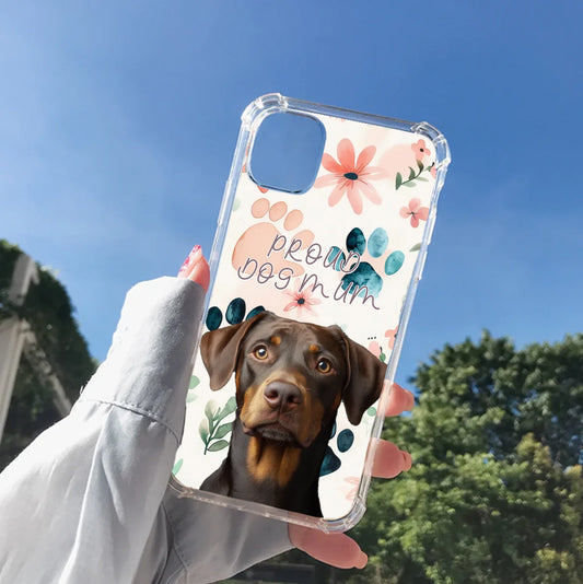 Front: Personalised Dog Phone Case – Front View Photo Edition
