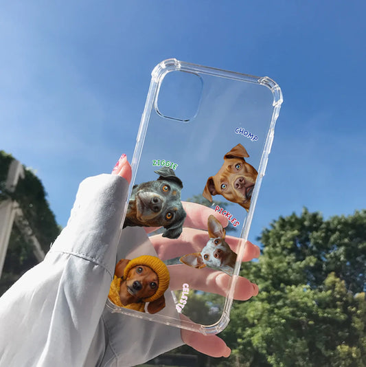 Front: Personalised Dog Phone Case – Front View Photo Edition
